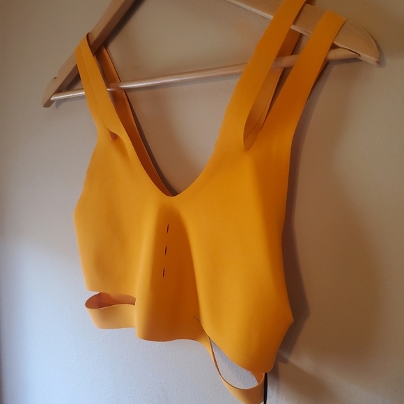 Nike Orange Sport Bra, Size Medium - Picture 4 of 7